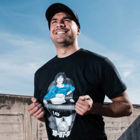Remera Republica Maradona