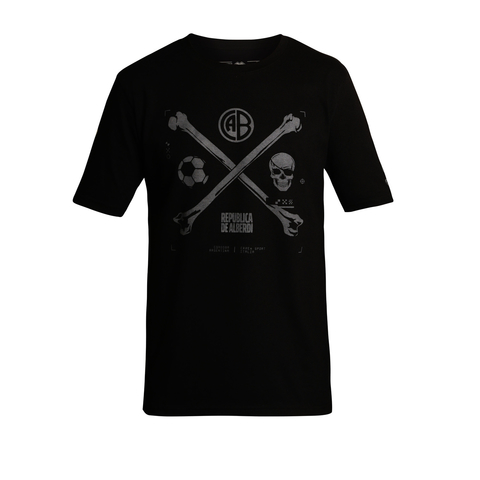 Remera de Viaje Belgrano Errea Especial Negra